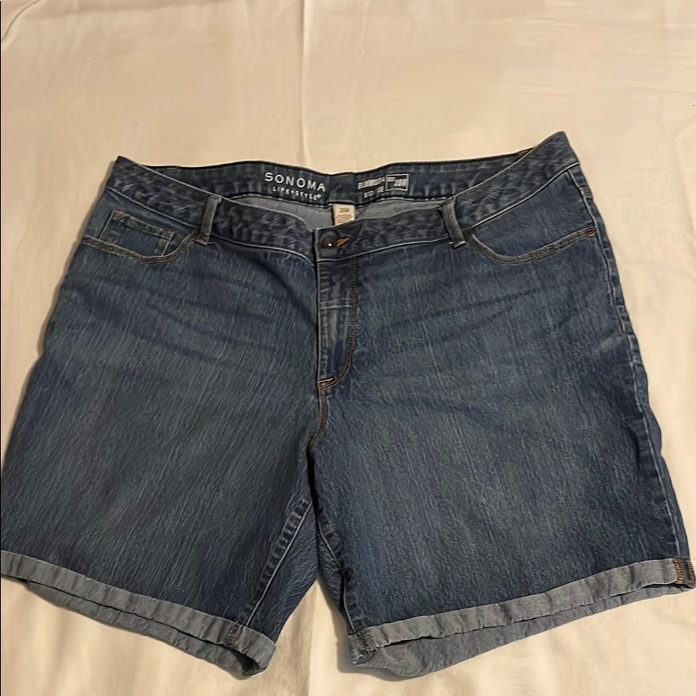 Sonoma Women's Blue Denim Shorts